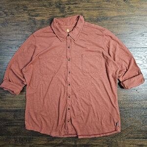 Carhartt Women's Marsala Medina Cotton Slub Shirt 102084 Size XXL